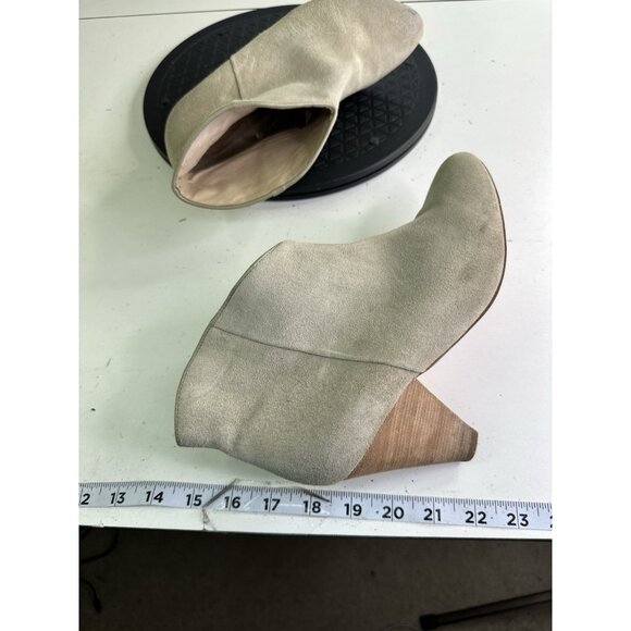 MATT BERNSON Taupe Suede Ankle Boot Sz 8 - Picture 6 of 7